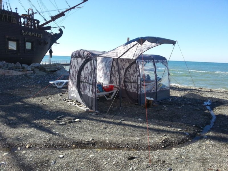 Мобильная баня палатка Терма-4