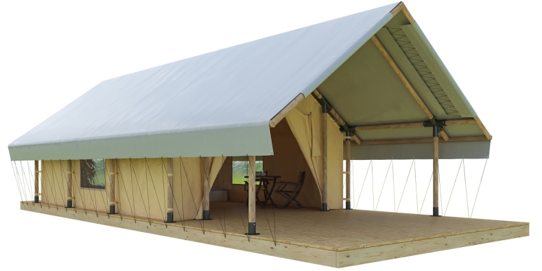Палатка для глэмпинга 4х6+ (с верандой), утепленная